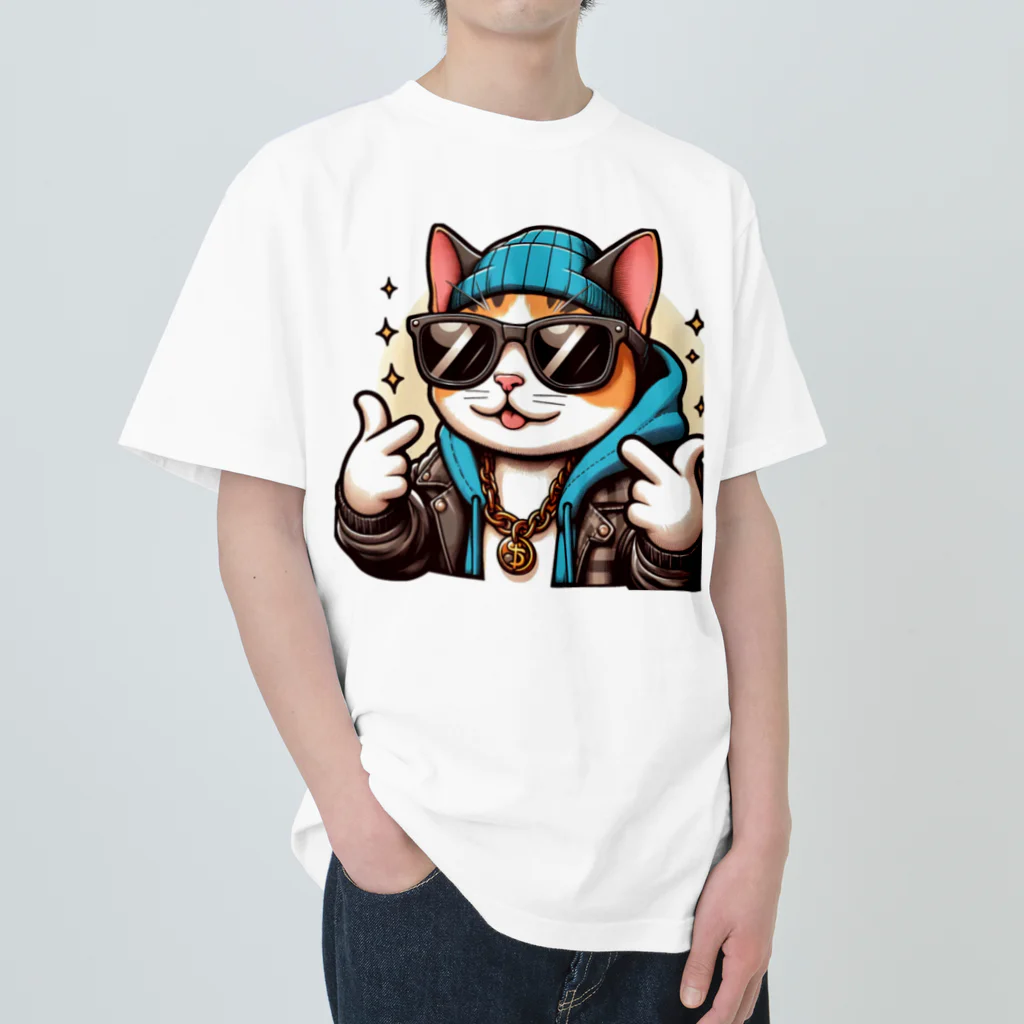 breguetfezのふぁんきーきゃっと ヘビーウェイトTシャツ