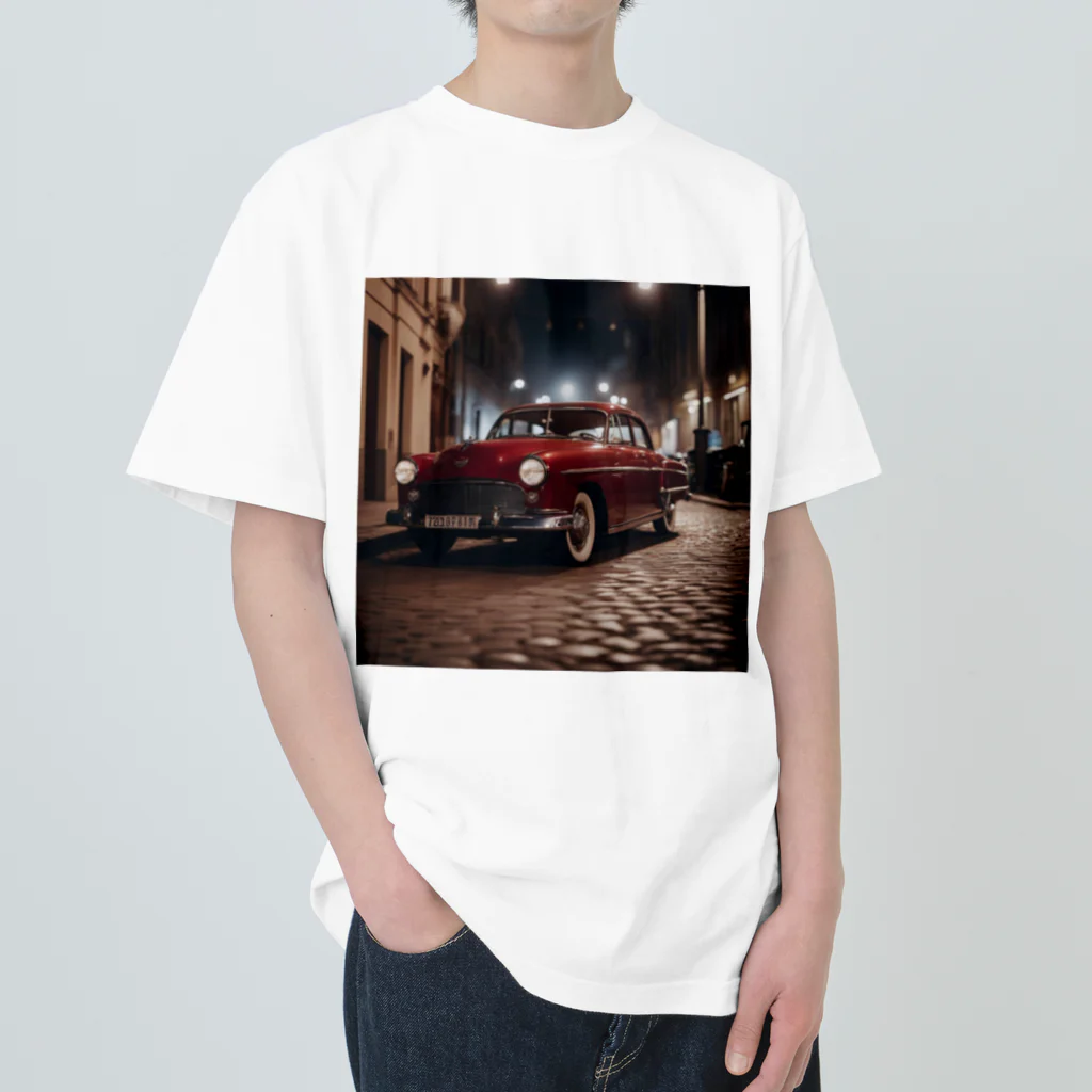 DISNのレトロな車 Heavyweight T-Shirt