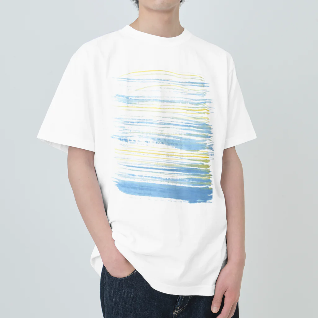 HANArtistの「KAZE」若きアーティストHANA作 Heavyweight T-Shirt