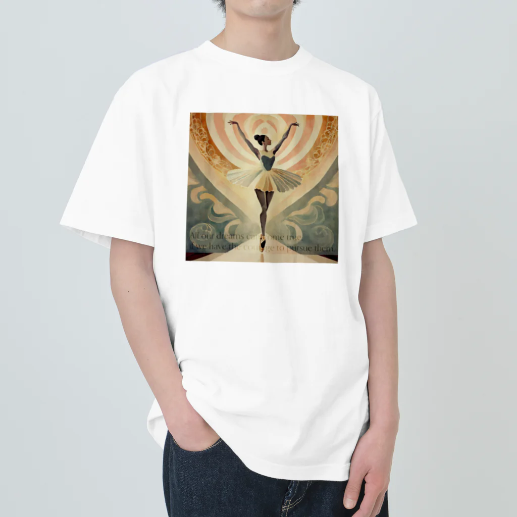 mana美術のバレリーナ#4 Heavyweight T-Shirt