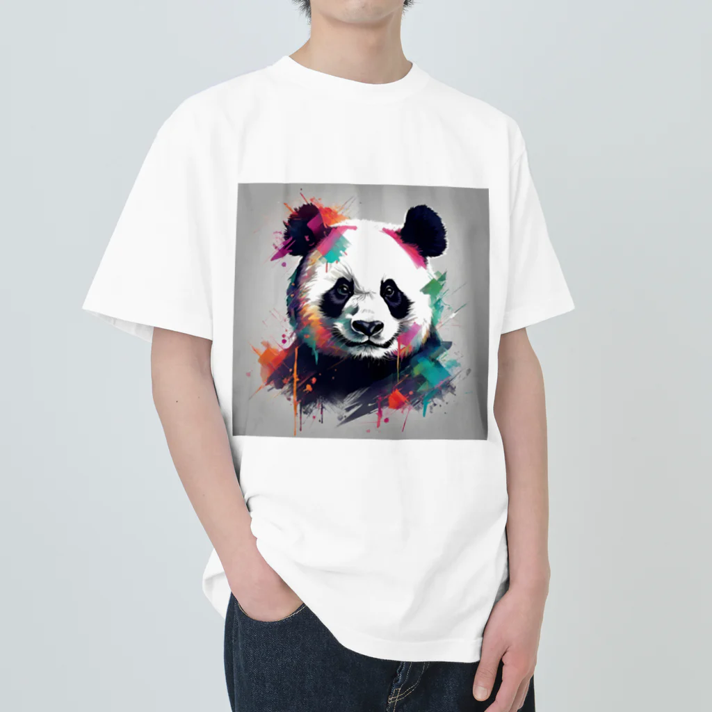 クレイジーパンダのcrazy_panda5 ヘビーウェイトTシャツ