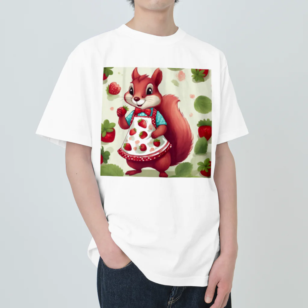 mari0909の可愛らしいシマリス Heavyweight T-Shirt