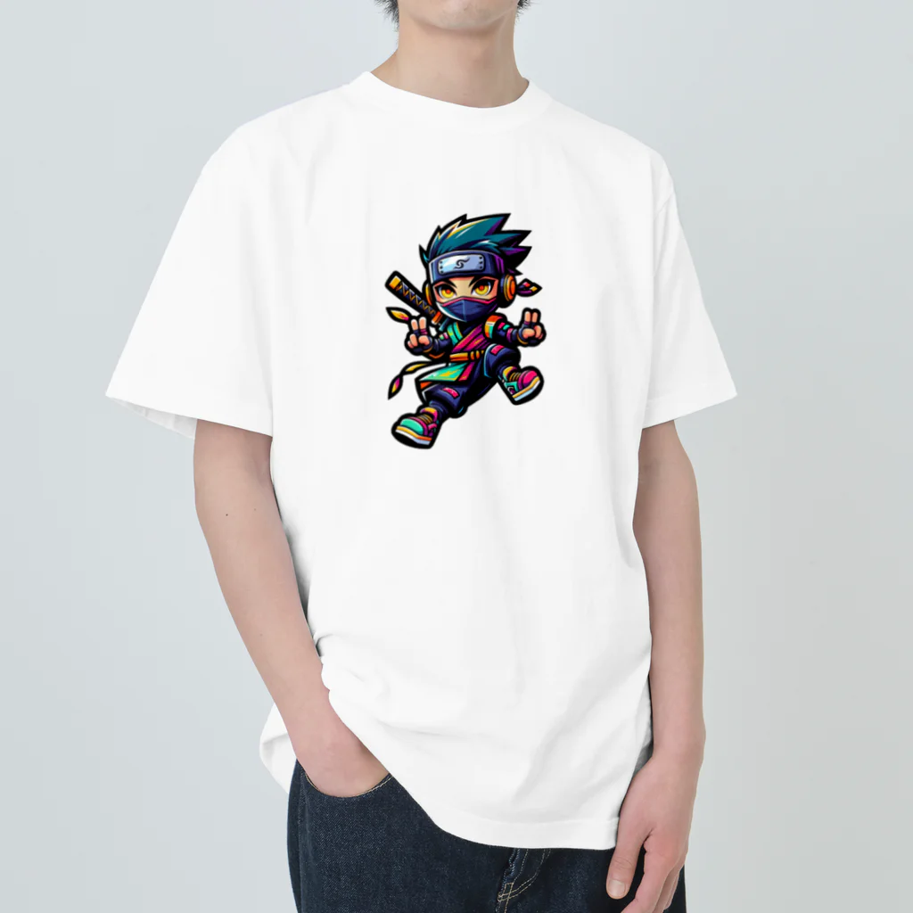 rsrsrsrsrの“Digital Ninja” Heavyweight T-Shirt