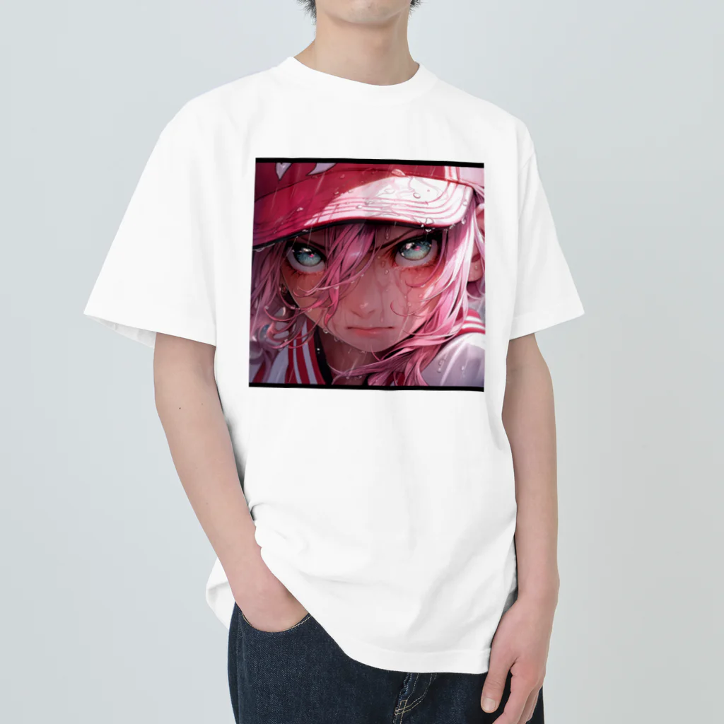 ぶーたんの熱血少女の燃える情熱 Heavyweight T-Shirt