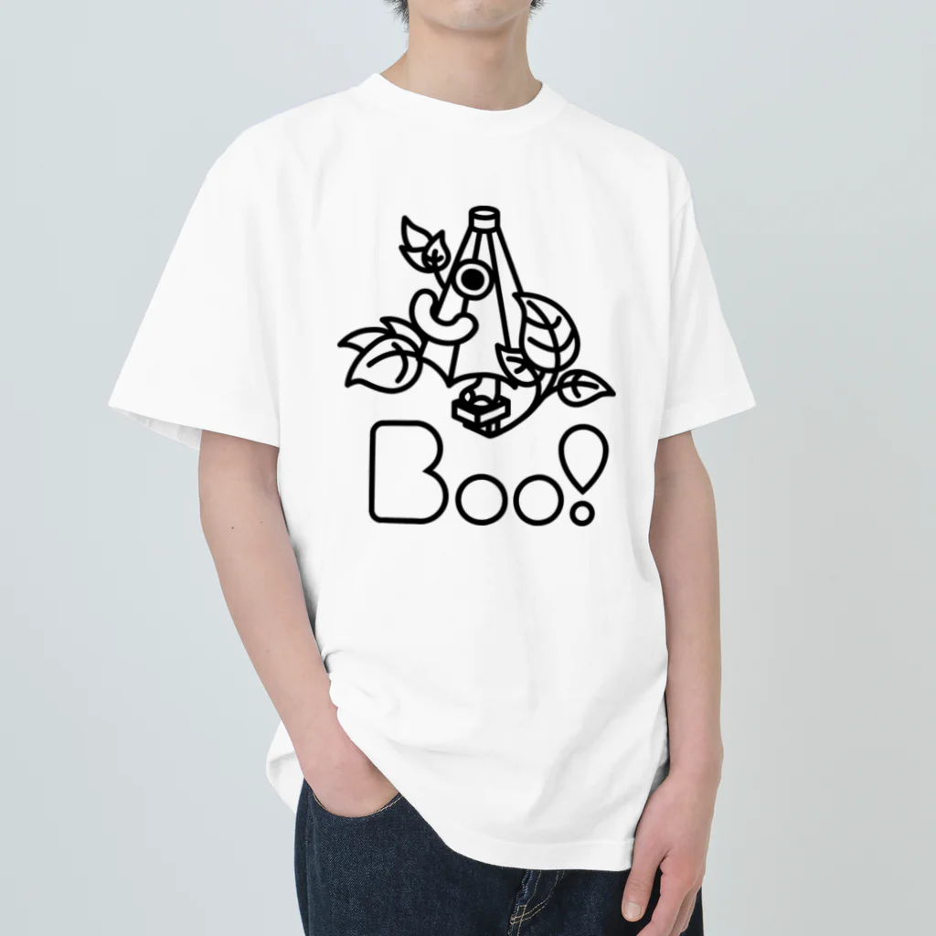 Boo!のBoo!(からかさおばけ) ヘビーウェイトTシャツ