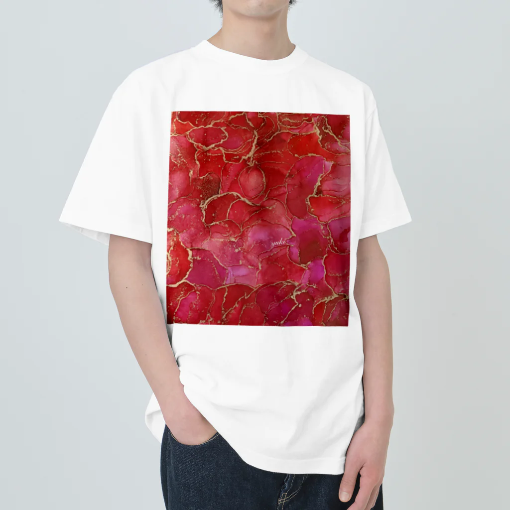 Lumi LumiのStrawberry Rose Heavyweight T-Shirt