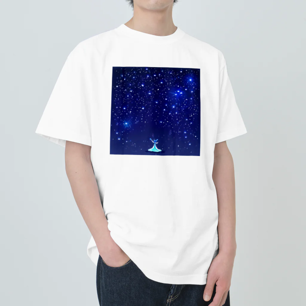 紅藤コミミズクの星に願いを Heavyweight T-Shirt