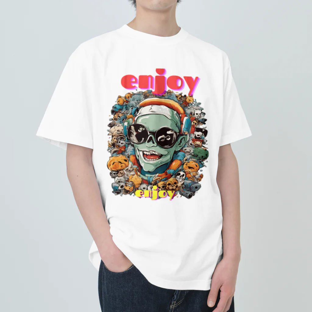 yumekauのENJOYしようゼ Heavyweight T-Shirt