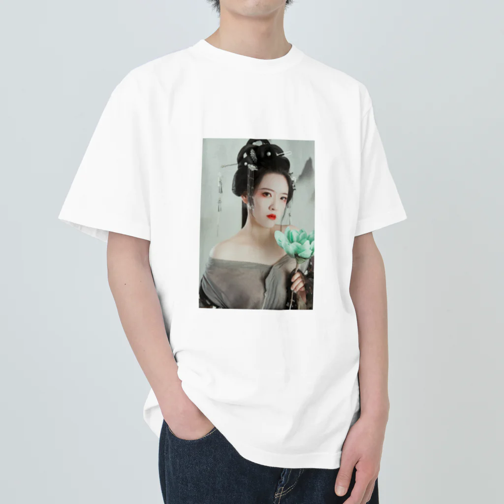 MAYA‘s love shopの中国風美人 Heavyweight T-Shirt