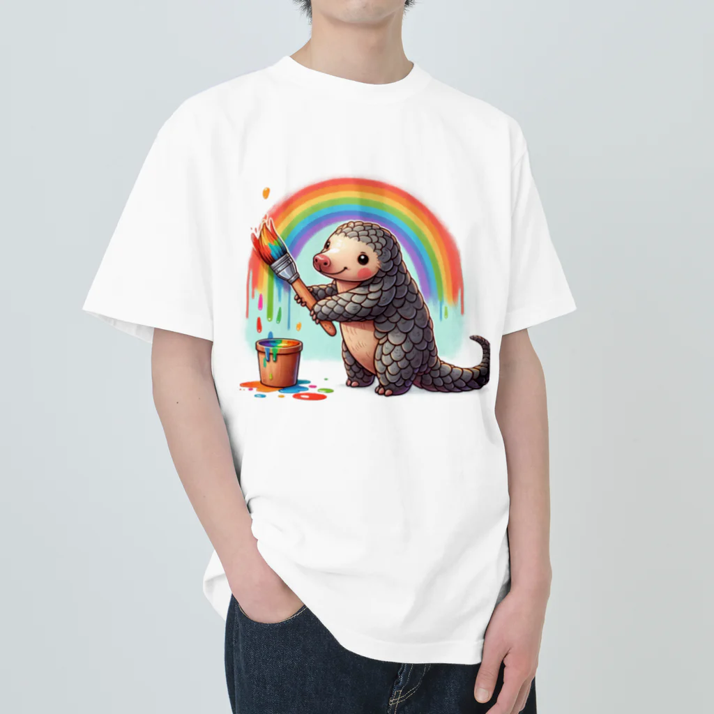 STOP POACHNGのPANGOLIN（センザンコウ） Heavyweight T-Shirt