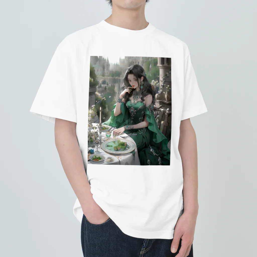 AQUAMETAVERSEの豪華客船でディナー　sanae 2074 Heavyweight T-Shirt