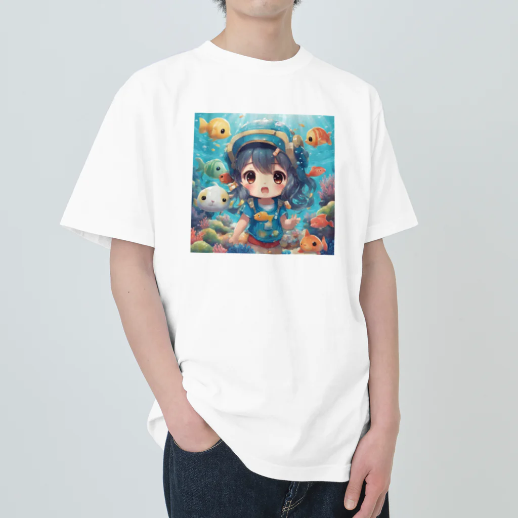 ☆KOKORAY☆のゴンズイちゃん ヘビーウェイトTシャツ