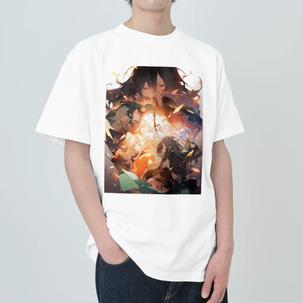 AQUAMETAVERSEの時は今　エンジェル717 2065 Heavyweight T-Shirt