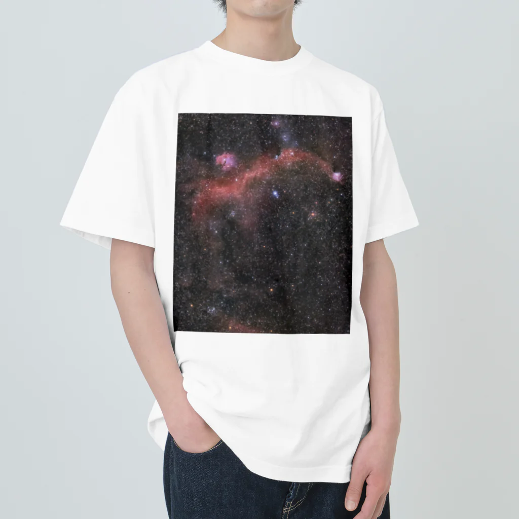 S204_Nanaのカモメ星雲 ヘビーウェイトTシャツ