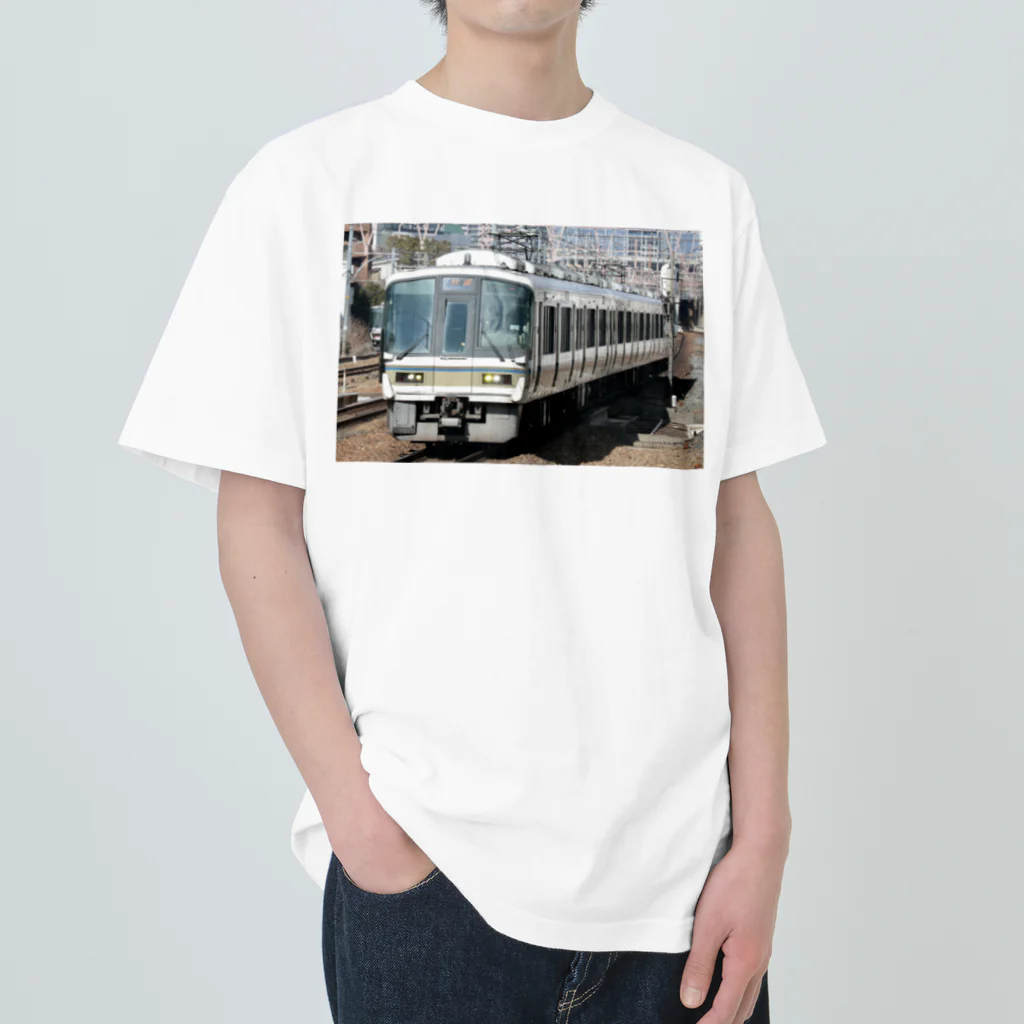 pockorroの221系快速電車 ヘビーウェイトTシャツ