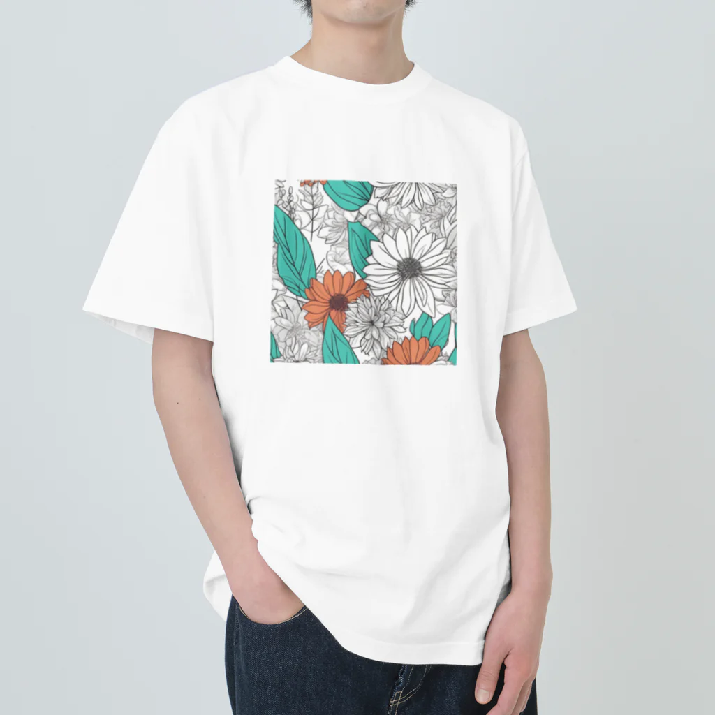 mii0205の美しい花 Heavyweight T-Shirt