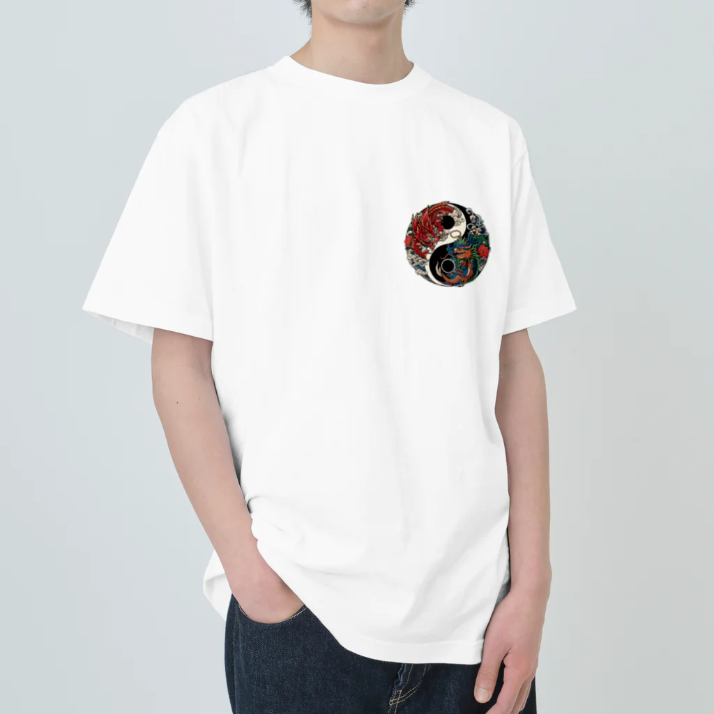 jhondoの陰陽 Heavyweight T-Shirt