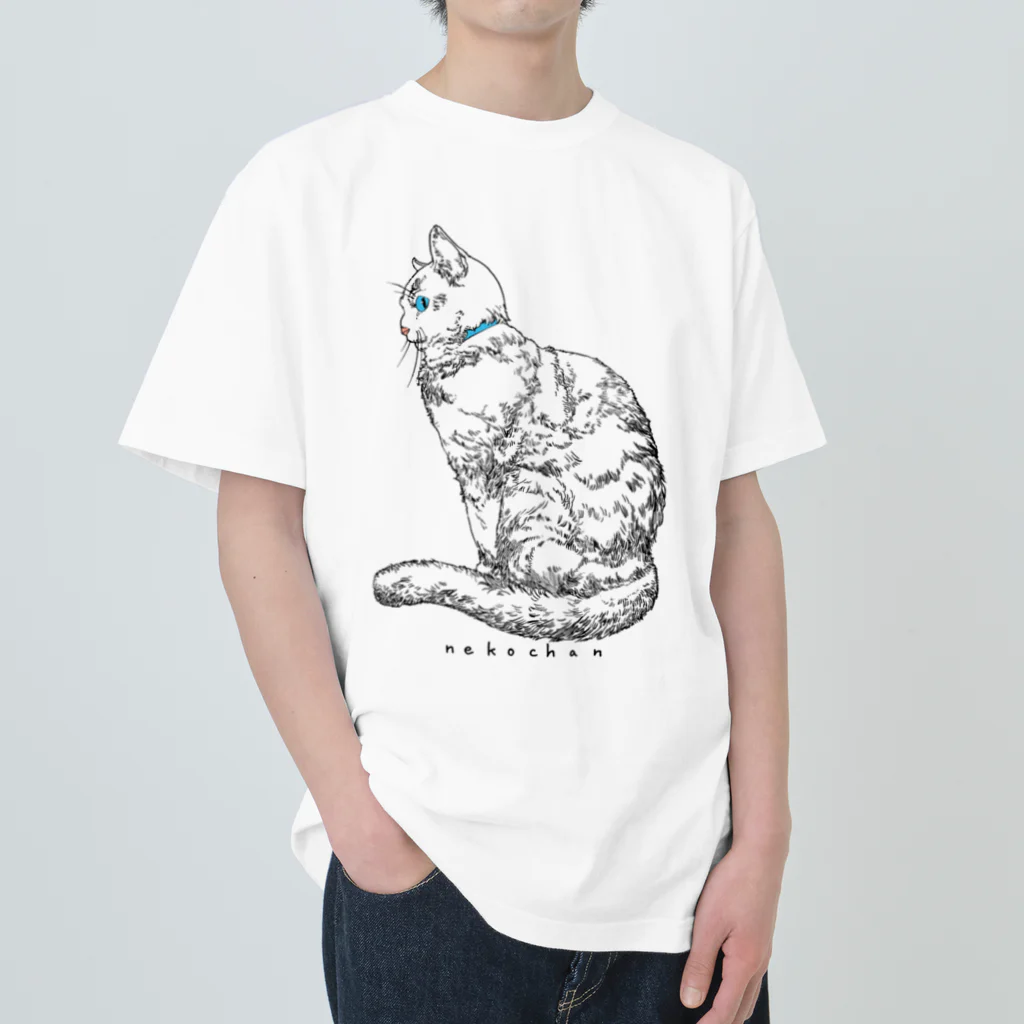 i-specの白猫さん Heavyweight T-Shirt