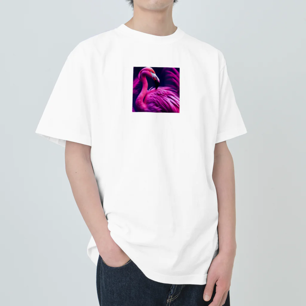 Kokoro-nagomu-Nagomiのフラミンゴ16 Heavyweight T-Shirt