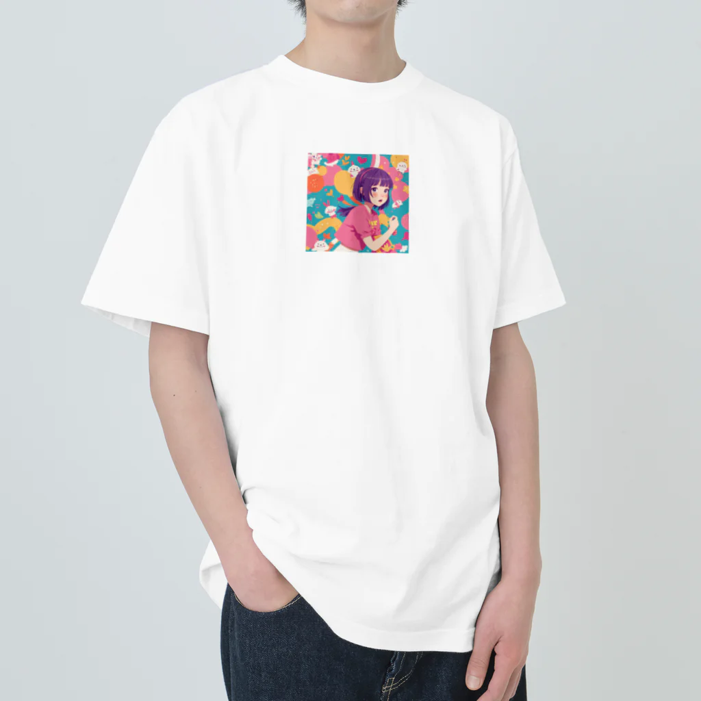 chillbee0416 (チルビー)のチルビー (よもぎ) ヘビーウェイトTシャツ