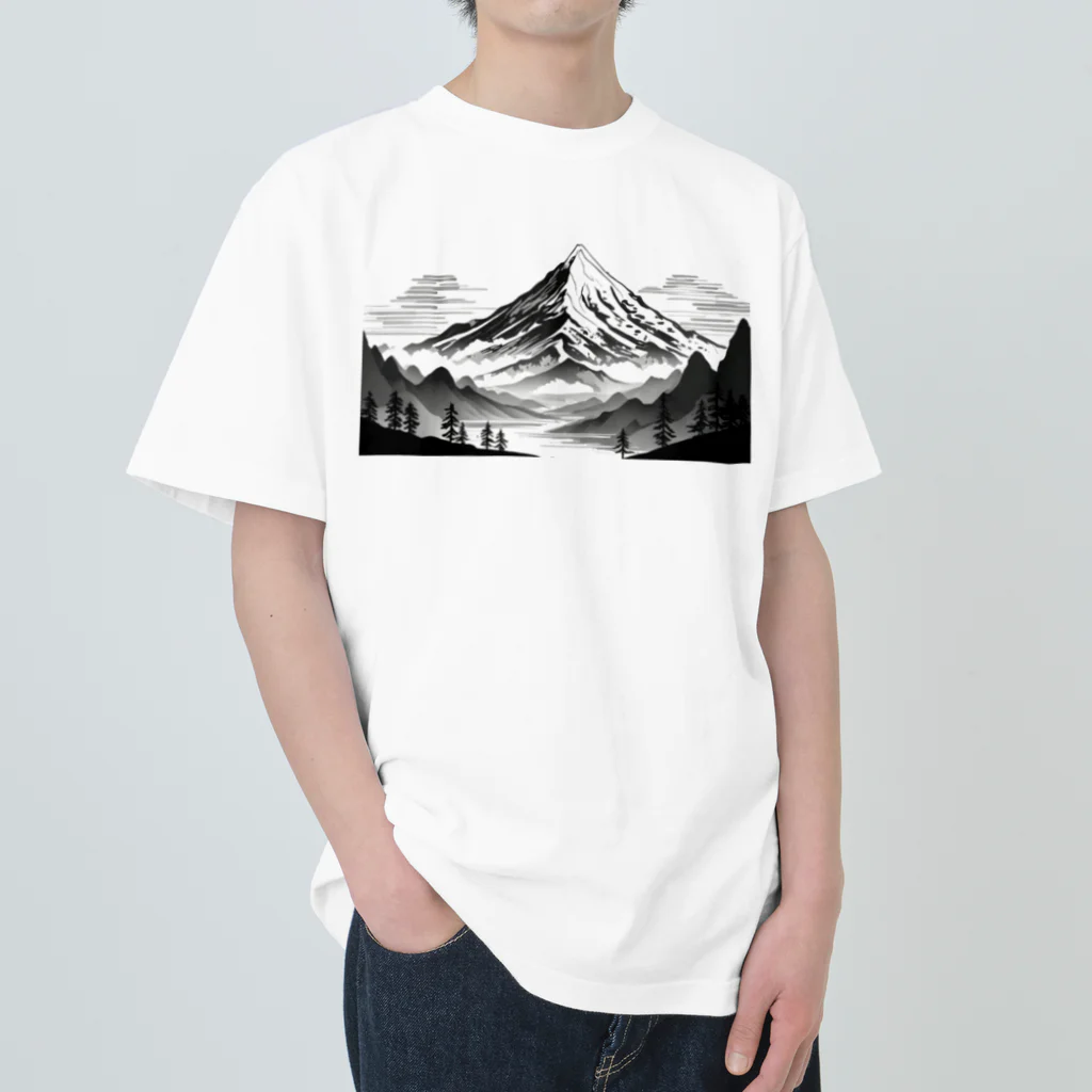 Kz_25@アウトドアーのキャンプファッション -The mountain- Heavyweight T-Shirt