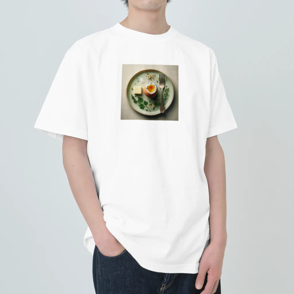 ONE POINTの優雅なbreakfast  Heavyweight T-Shirt