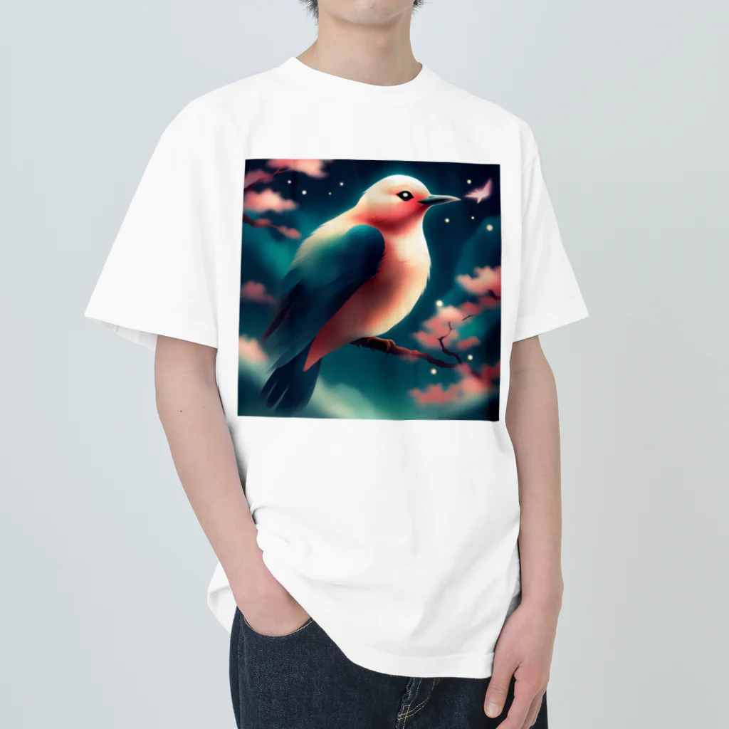 yatyohyakkeiの相思鳥 ヘビーウェイトTシャツ