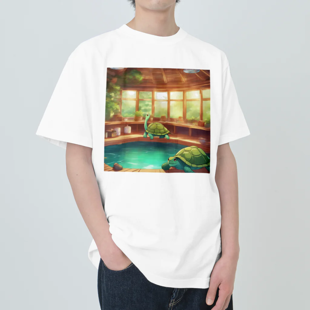 sauna_animalのsauna animal ㉕ Heavyweight T-Shirt