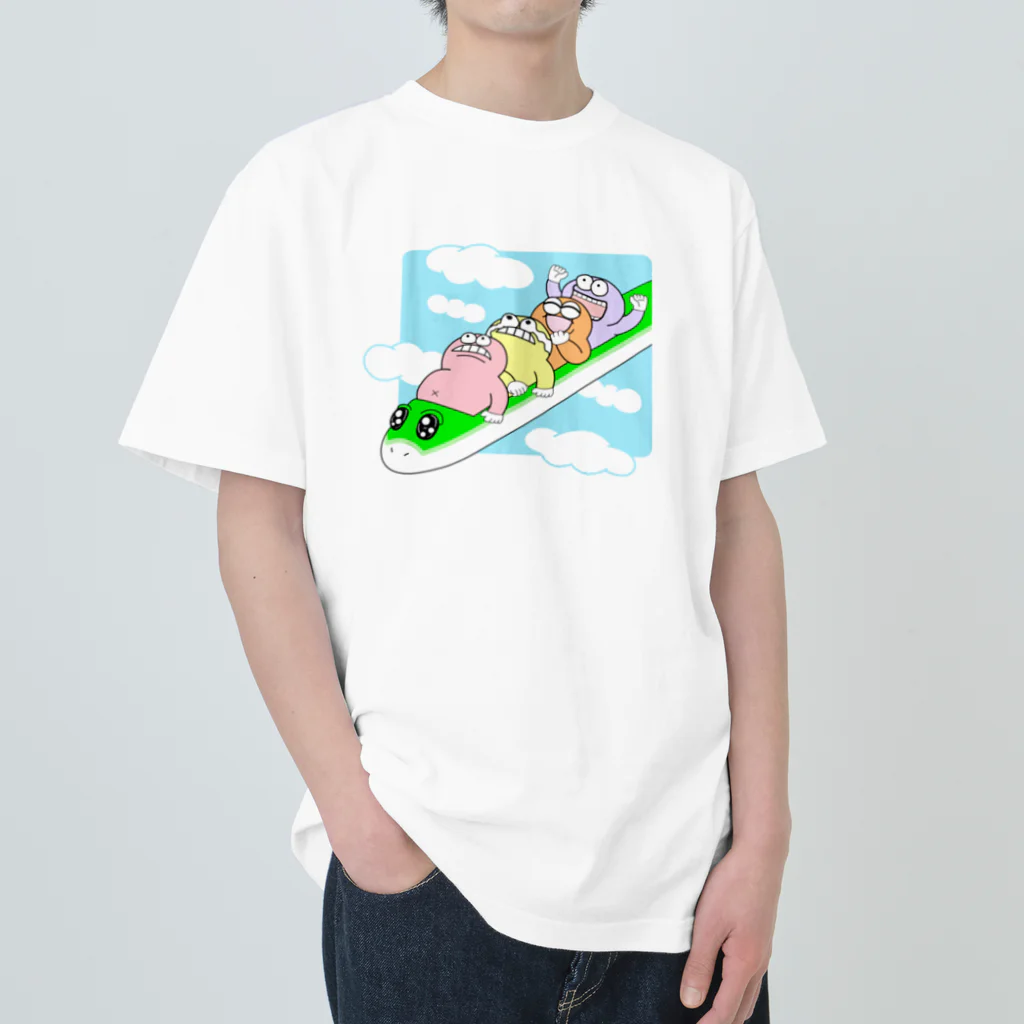 biskuのギャーー！！(ジェットコースター) Heavyweight T-Shirt