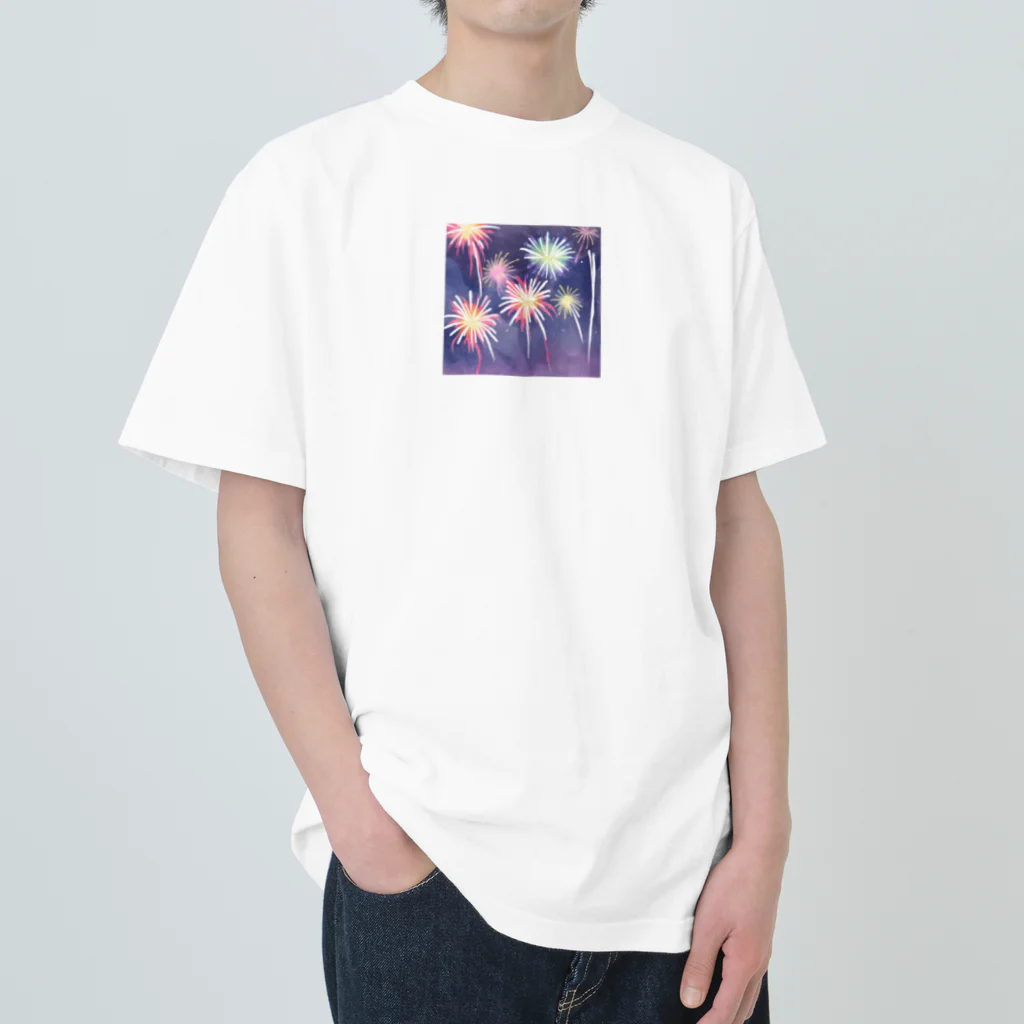 K-SHIKI_JapanesethingsのHANABI Heavyweight T-Shirt