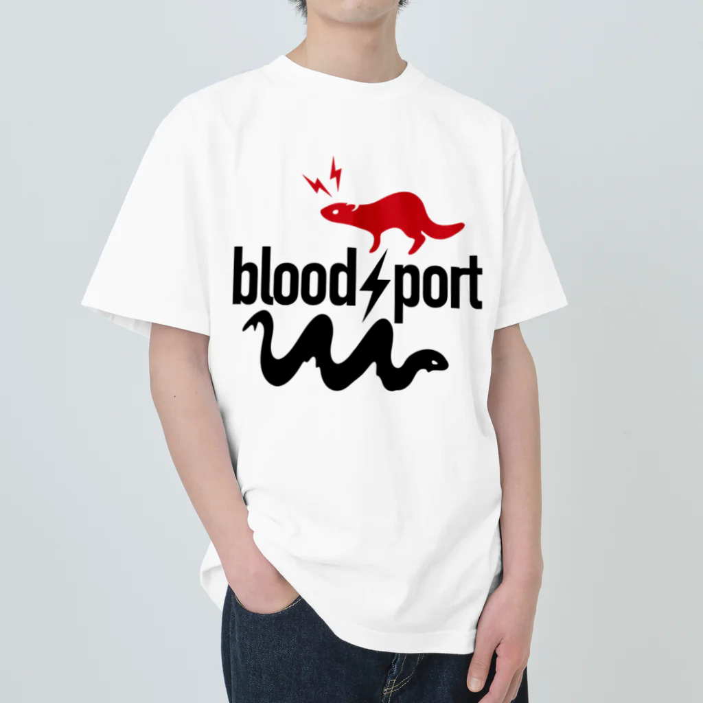 bloodsportのmongoose ヘビーウェイトTシャツ