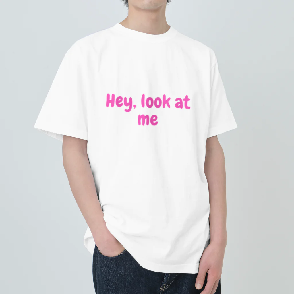 spectacular_colorsのHey, look at me Heavyweight T-Shirt