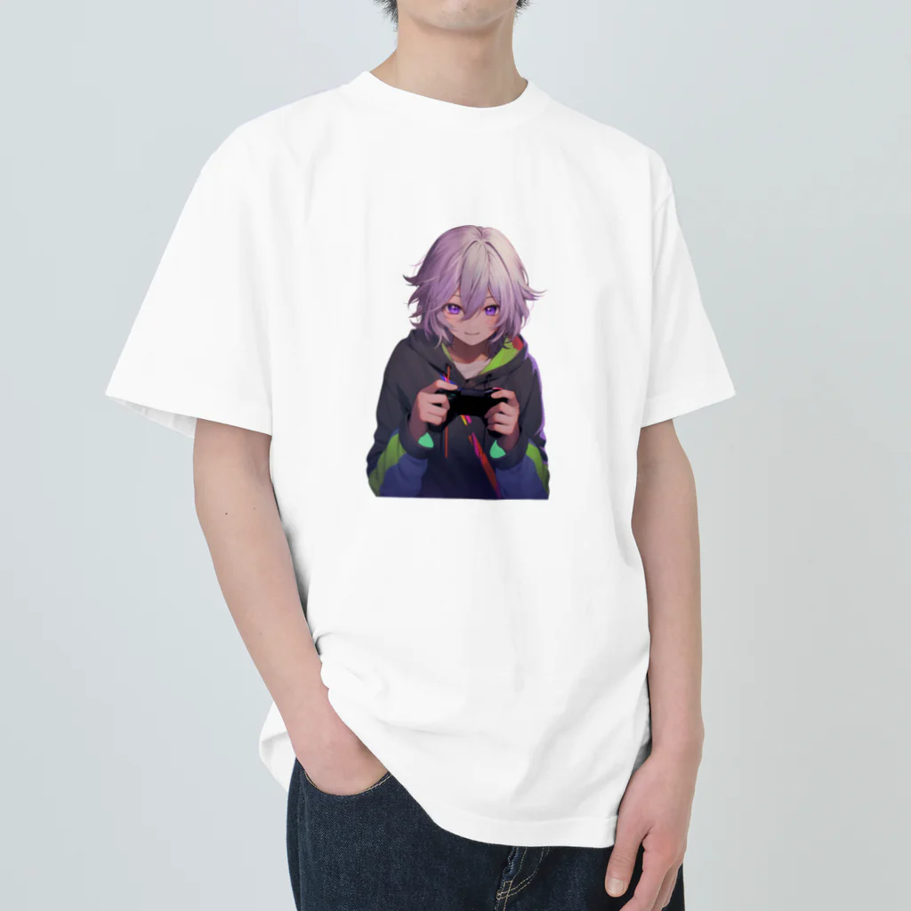 AICreaterのゲーミングBoy No.1 ヘビーウェイトTシャツ