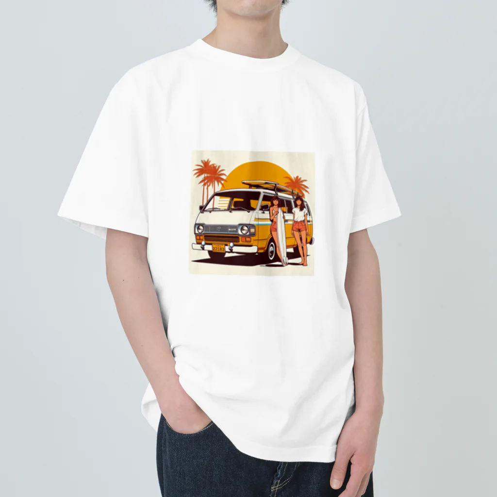 80s_popの80s CityPop No.21 Heavyweight T-Shirt