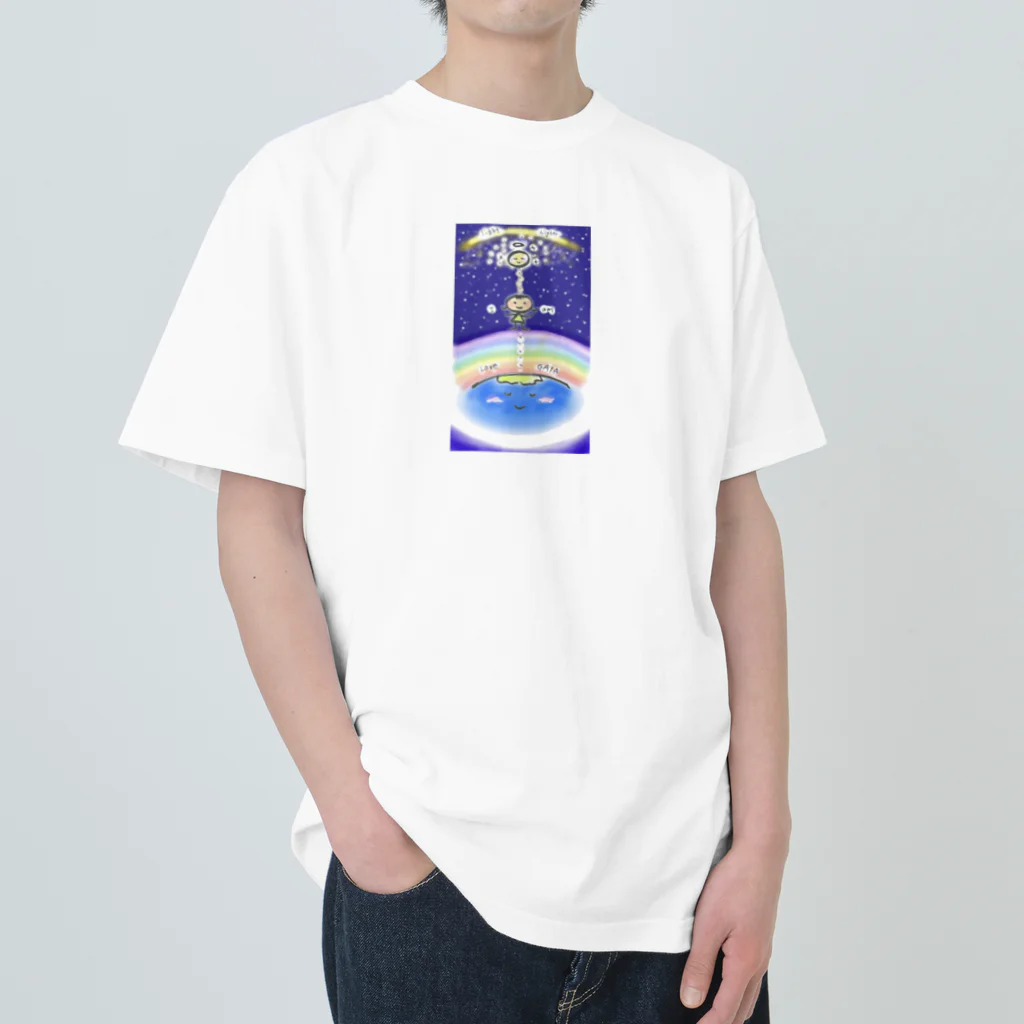 風の声を聴けのposition of 100 （color） Heavyweight T-Shirt