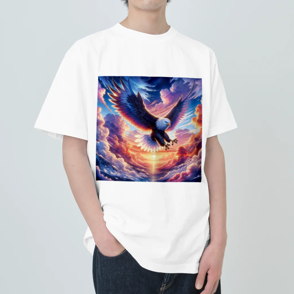 creatoonの空と大鷹 Heavyweight T-Shirt