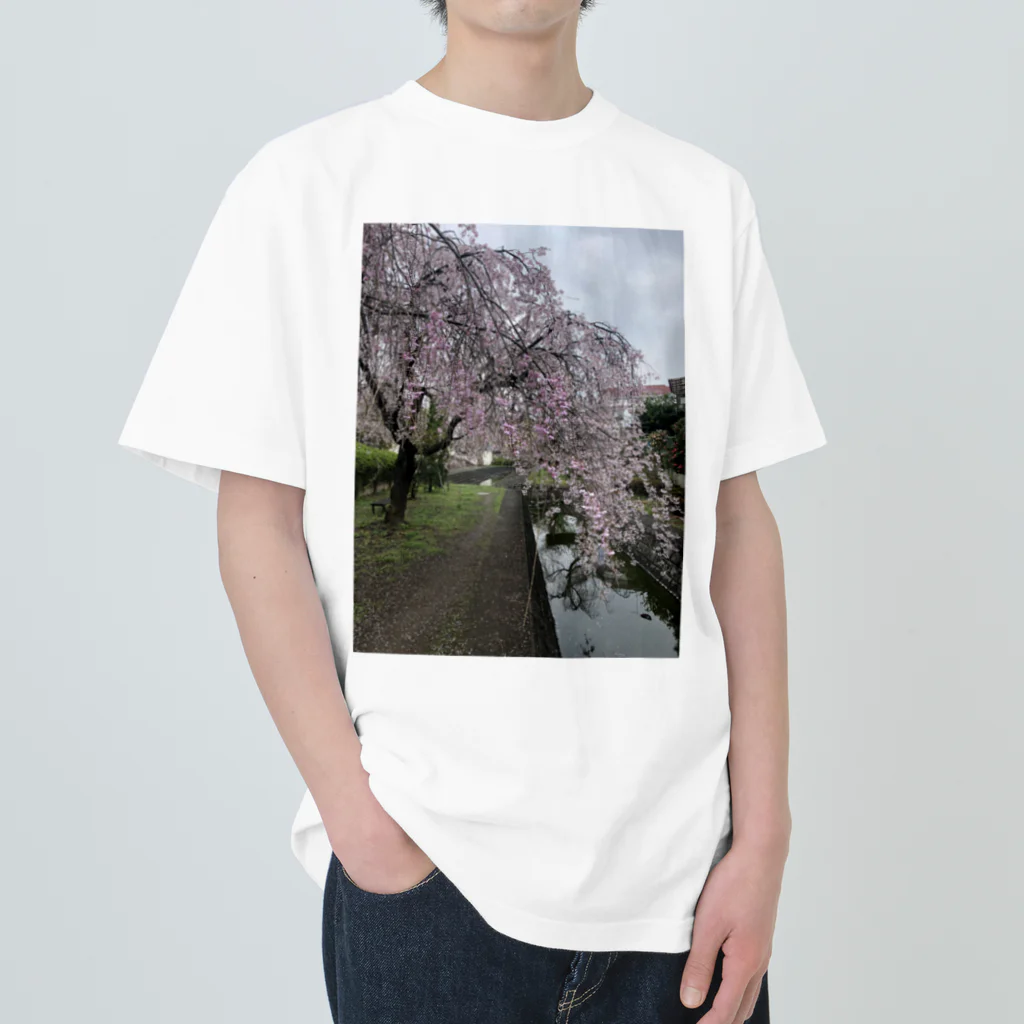 saitama-eit88の川桜 ヘビーウェイトTシャツ