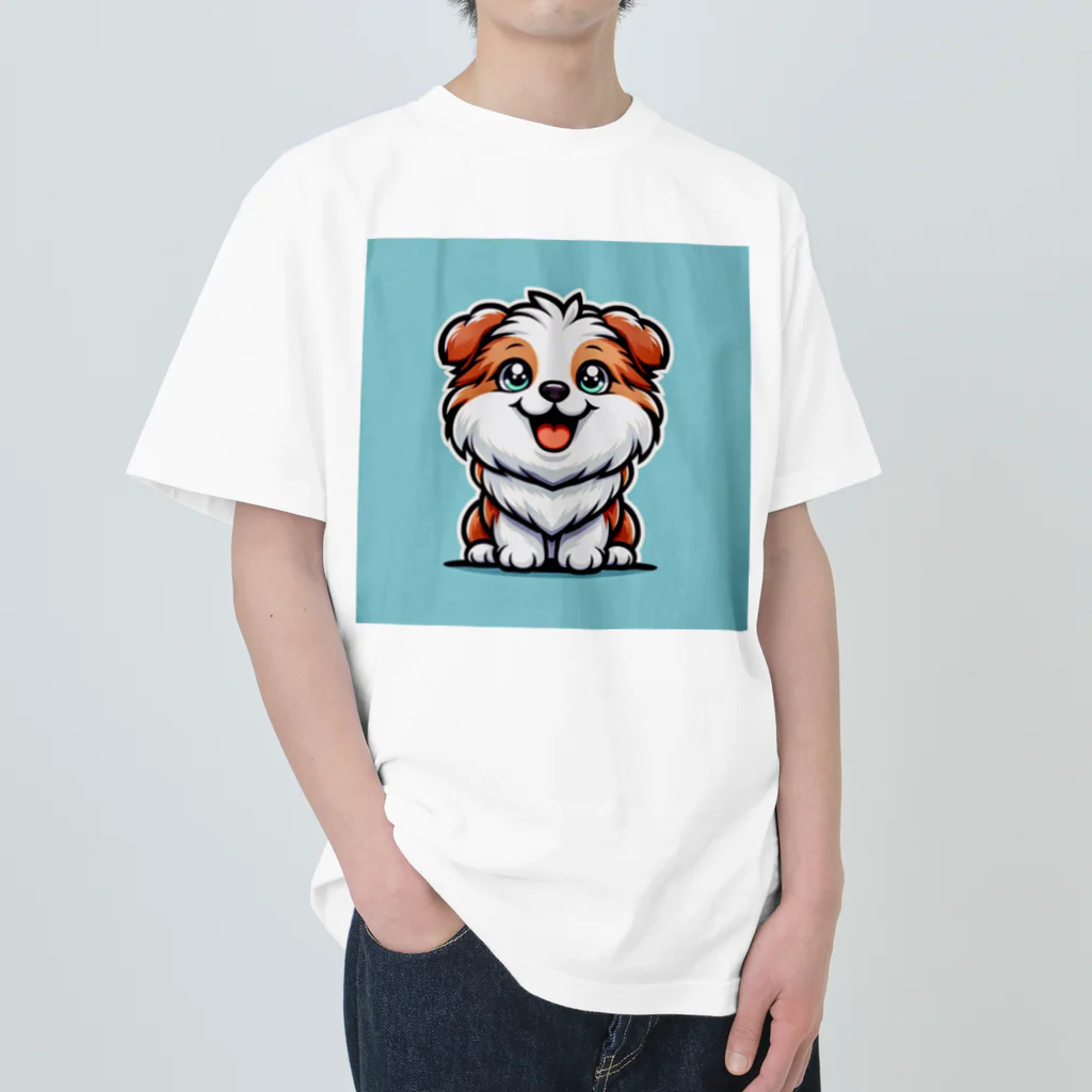 動物好きのあなた絵の愛犬家のためのグッズシリーズ ヘビーウェイトTシャツ