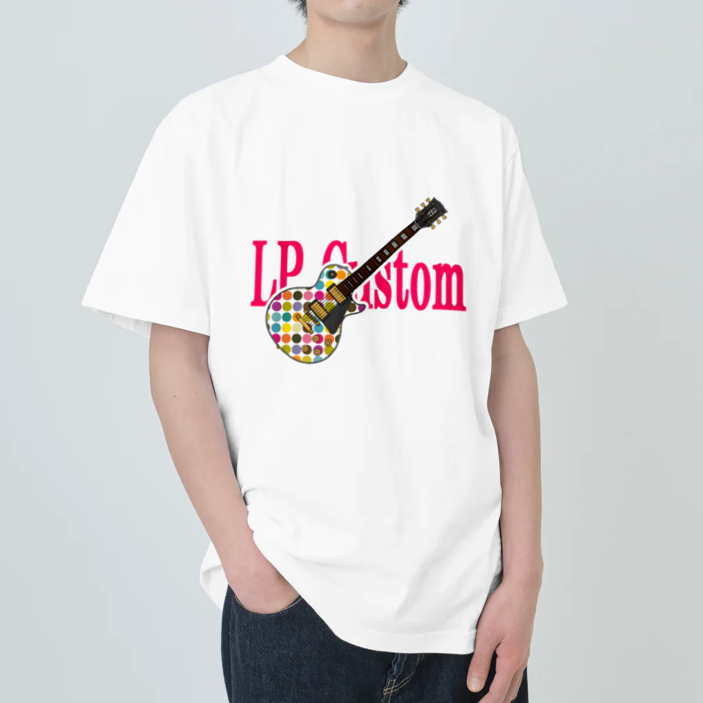 にゃんこ王子のにゃんこ王子 LPカスタムドット ヘビーウェイトTシャツ