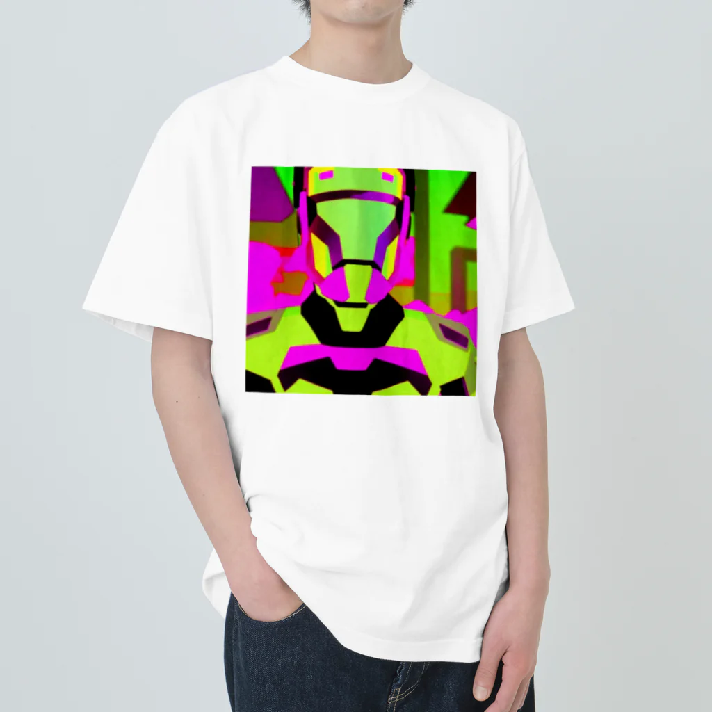 cyborg_dot_comのエナジードリンク好き男 ヘビーウェイトTシャツ