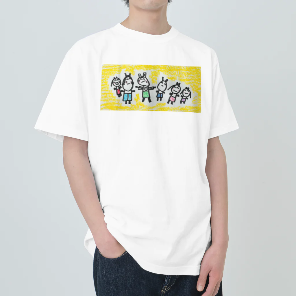 ひなのアトリエのひなのファミリー Heavyweight T-Shirt