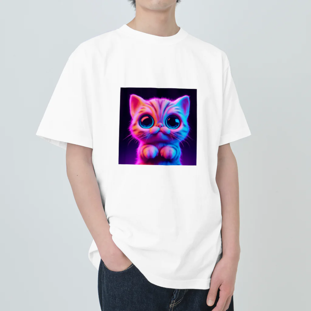 NeonSparkのネオンキャット ヘビーウェイトTシャツ