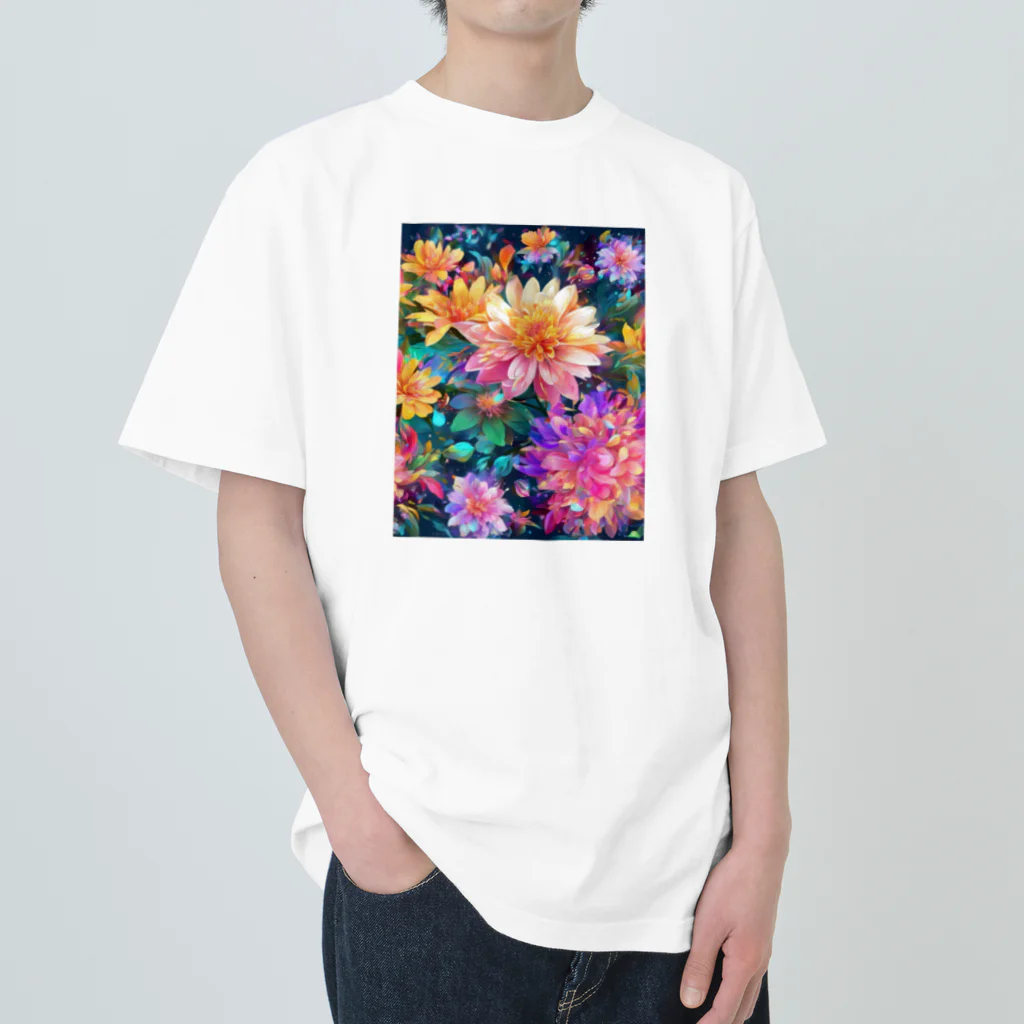 モノモノクローゼットの花々 Heavyweight T-Shirt