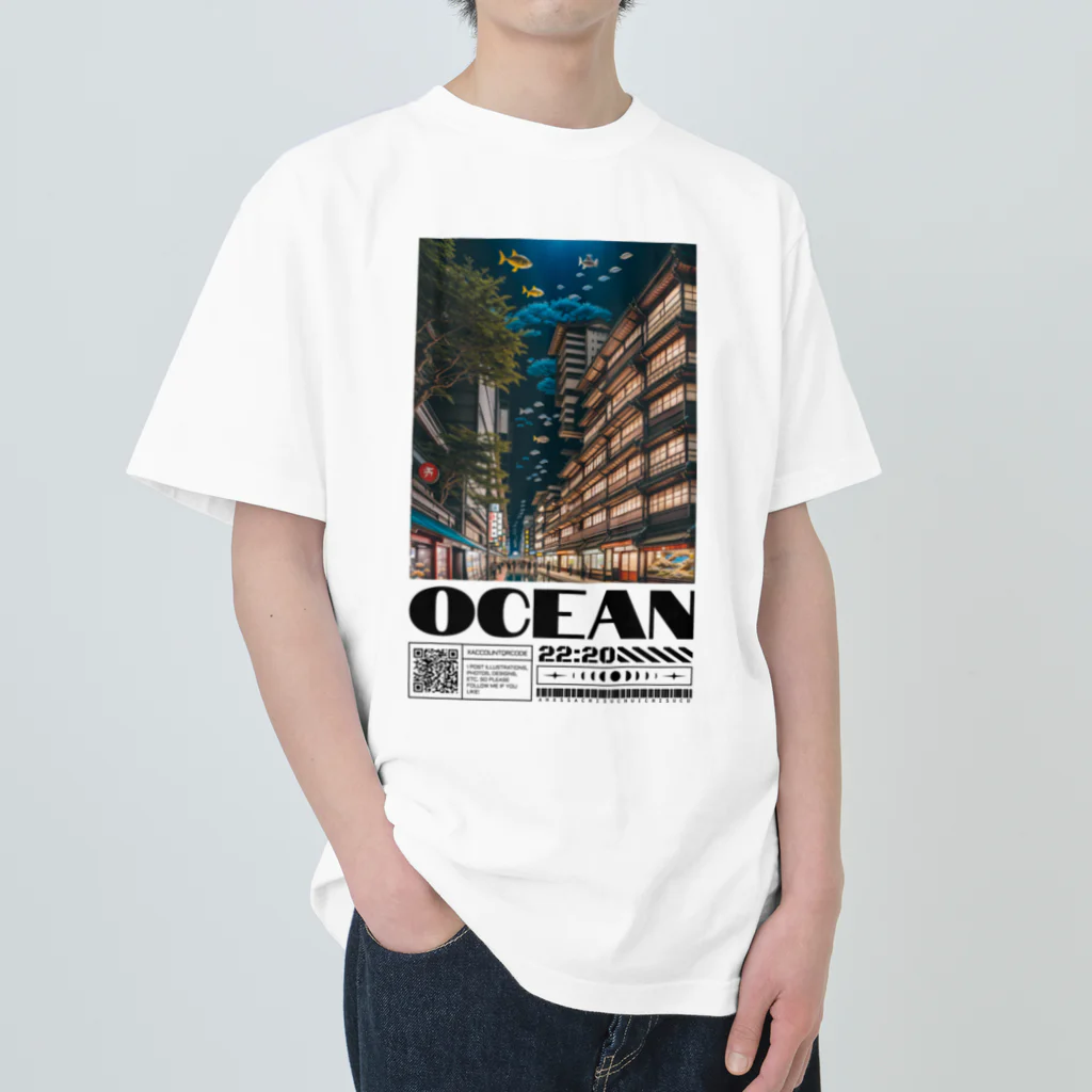 Chop Storeの海底都市 Heavyweight T-Shirt