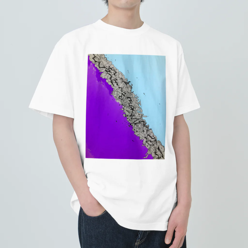 BEYOND_BEYONDの紫浄土 Heavyweight T-Shirt