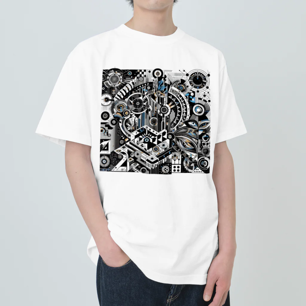 ヘッヘンのお店の【幾何学模様】アート Heavyweight T-Shirt