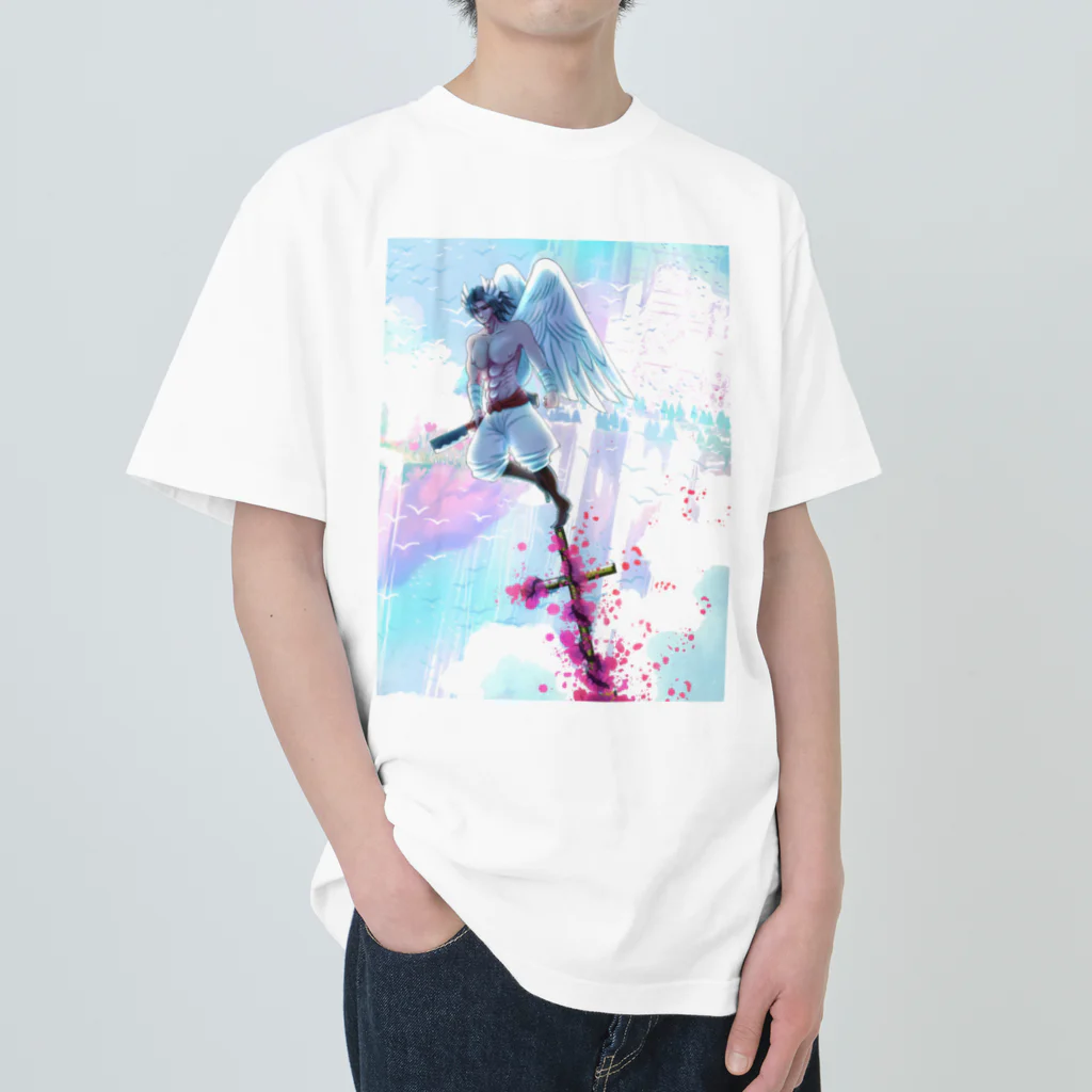 うずなか　しいの天使のカバネルくん　Cabanel of Angels Heavyweight T-Shirt