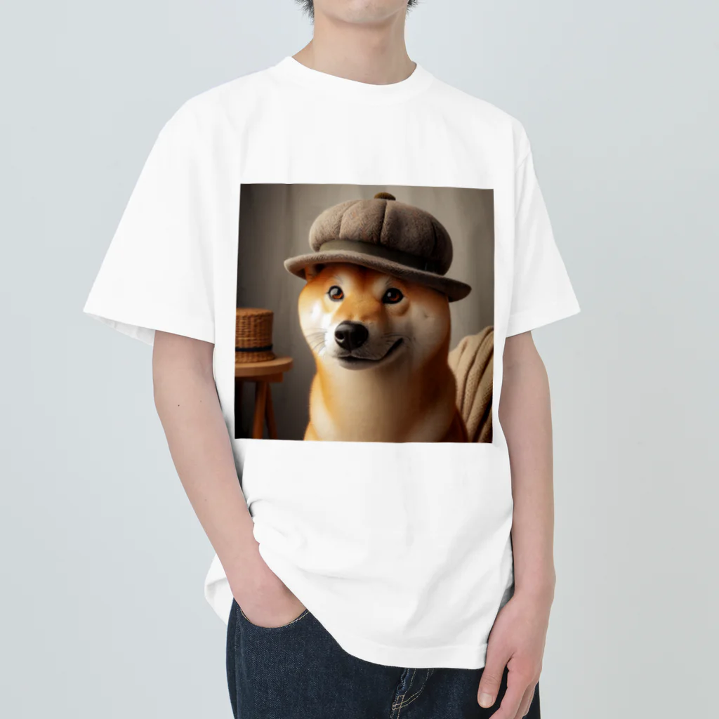 ANTARESのおでかけ柴犬 ヘビーウェイトTシャツ