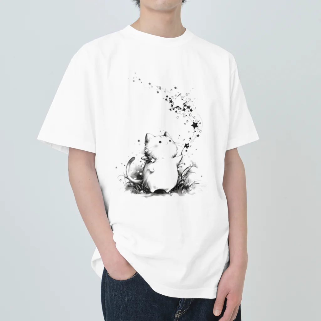 YUKI-BUTAの星の魔法つかい ヘビーウェイトTシャツ