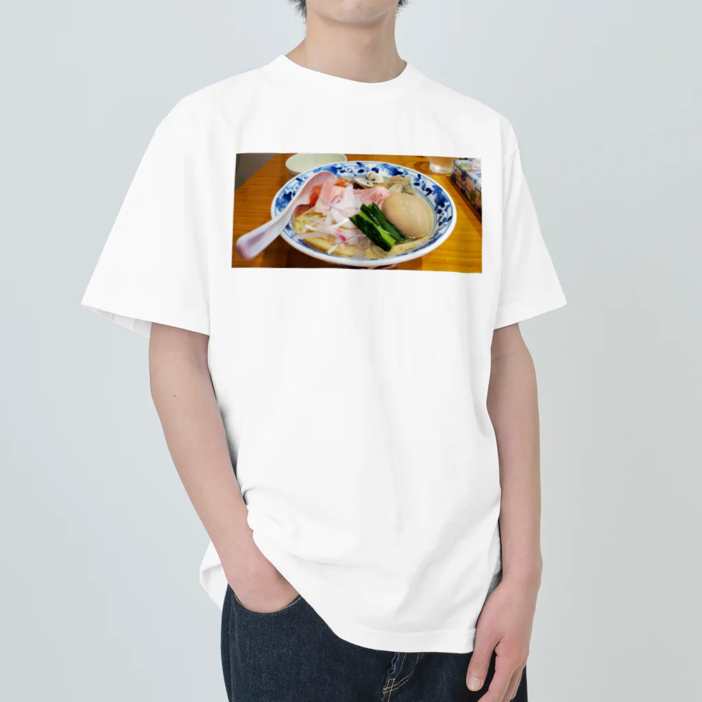 Japanstreetのラーメン　旨い　激うまラーメン　塩味 ヘビーウェイトTシャツ